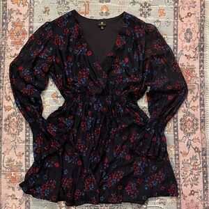 Disney Princess Floral V-Neck Dress